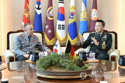 Top S. Korean, German generals discuss military cooperation, war in Ukraine