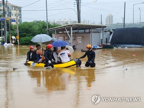 569㎜ 물폭탄에 대전세종충남 피해 속출…5명 사망·1명 실종(종합2보)