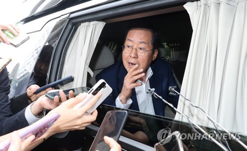 홍준표, '폭우 중 주말 골프' 논란에 "부적절하지 않았다" | 연합뉴스
