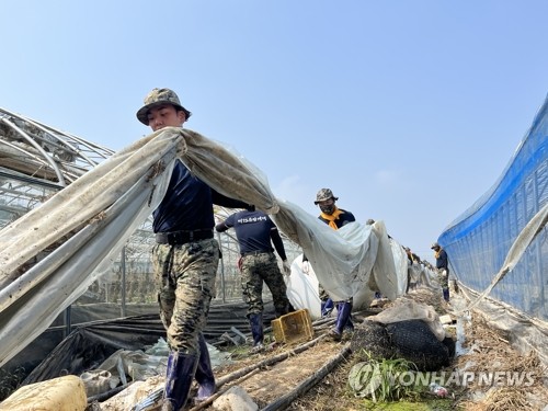 육군 32사단 "16일간의 대전·세종·충남 수해 복구작업 완료"