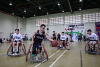 민통선에서 열린 휠체어 농구대회