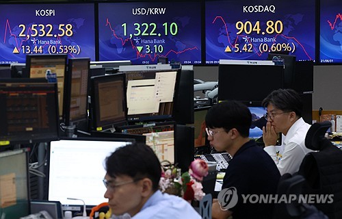 韓国総合株価指数が続伸　０．３４％高