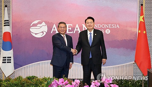 대통령실 "尹대통령·中리창 총리 회담 조금 전 시작"
