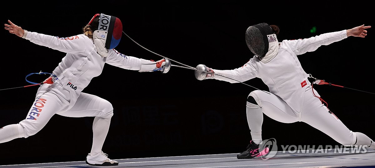 (LEAD) (Asiad) S. Korea claims 1st Asiad gold in women's team epee