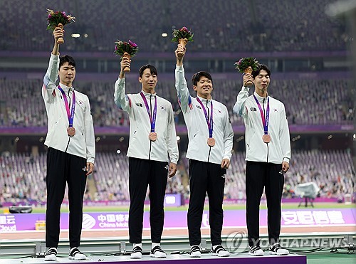 كوريا الجنوبية تفوز ببرونزية سباق 400 متر أربع مرات تتابع للرجال