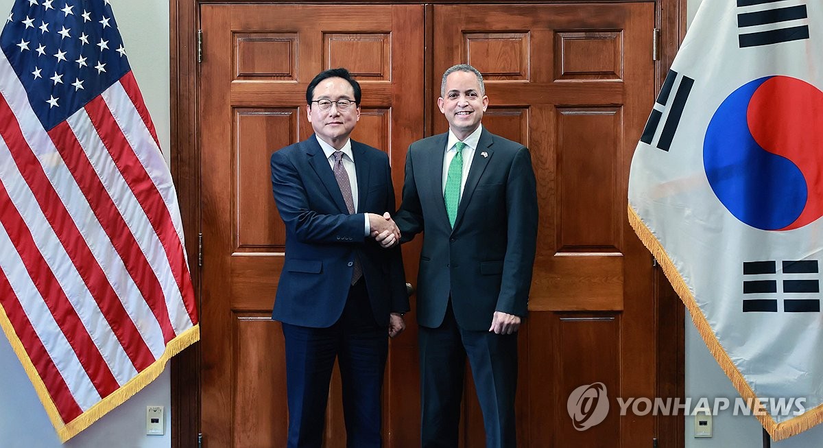 미국 상무부 부장관 만난 정인교 본부장