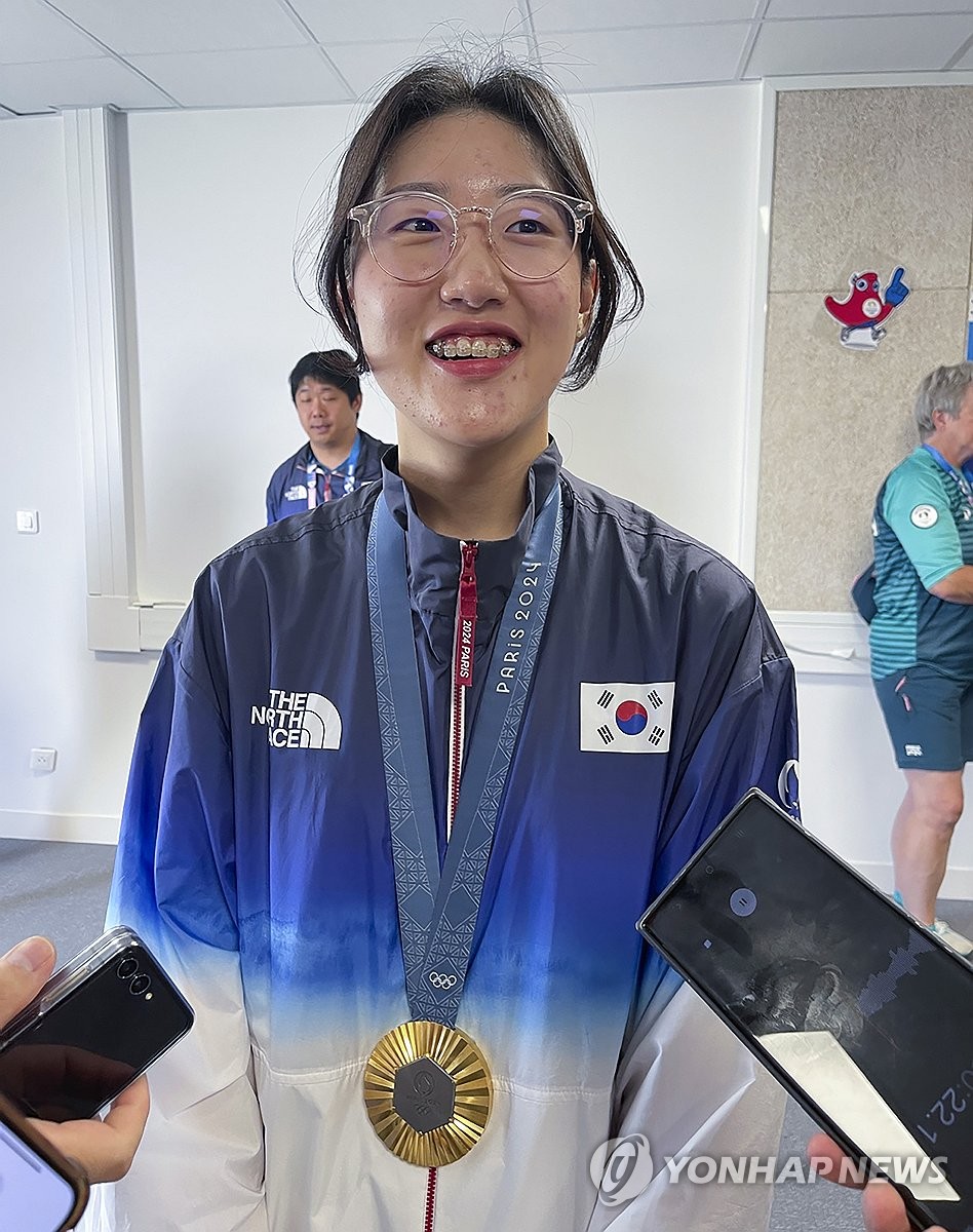 한국 8번째 금메달 양지인 인터뷰