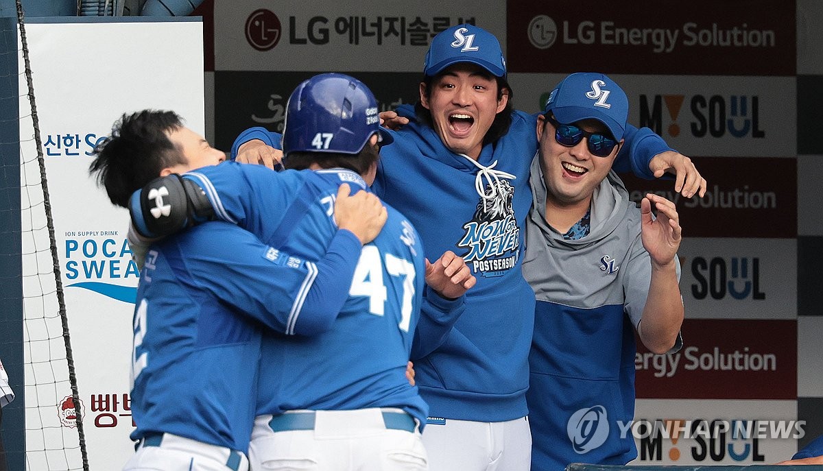 삼성 강민호 반기는 구자욱