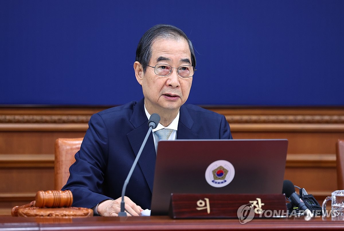 국무회의 한덕수 권한대행