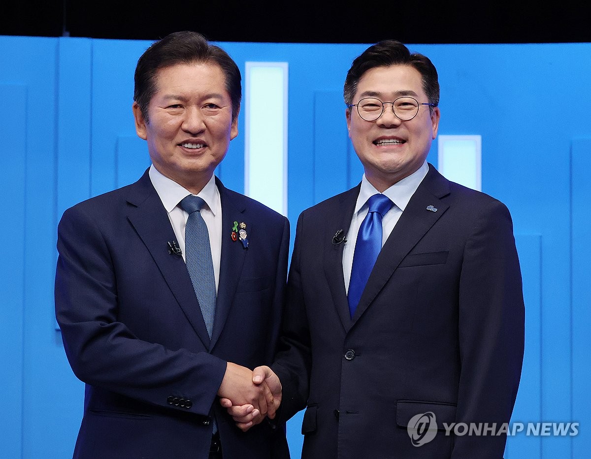민주 당권 경쟁…정청래 "李심鄭심" vs 박찬대 "원팀…