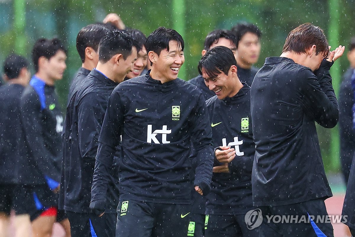 손흥민 파라과이전 훈련