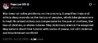 미국 출신 교황, 미국의 이란 공습 '작심 비판' 큰 관심