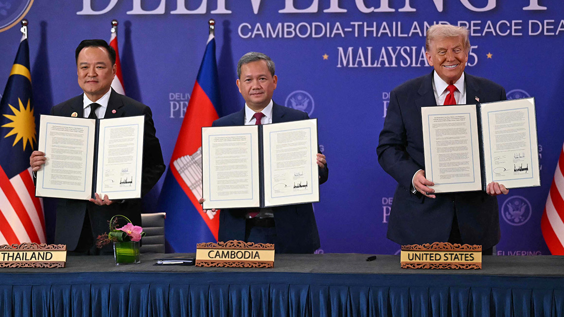 트럼프, 中회담 앞두고 아세안협력 강화…태국-캄 휴전협정 서명