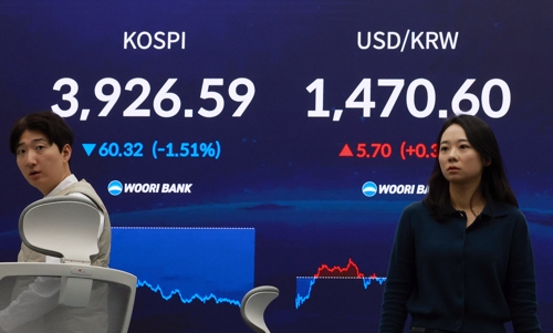 고환율에 韓 '달러 GDP' 올해 0.9% 역성장…2년간 제자리걸음